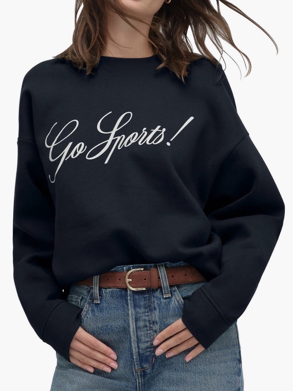 New! Favorite Daughter / The Go Sports Cotton Blend Sweatshirt NWT